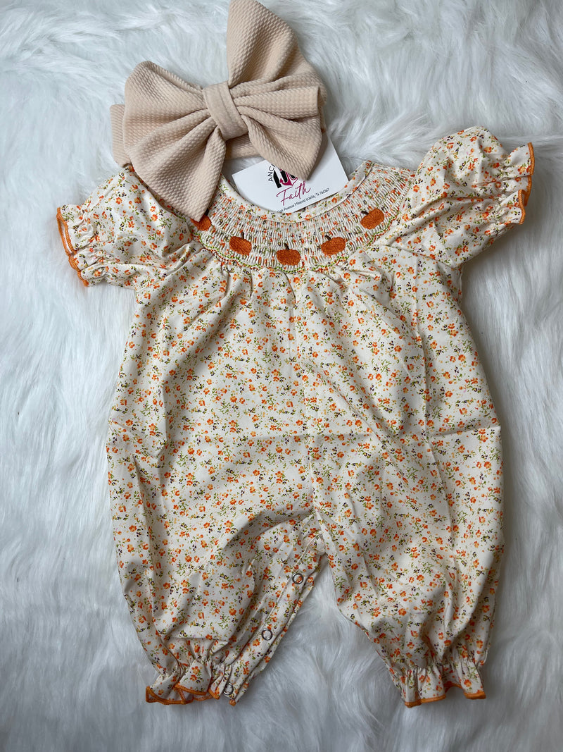 Sweet Pumpkin Romper